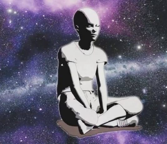 woman in stars